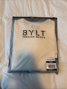 BYLT Basics Bone Short Sleeve Tee - Medium